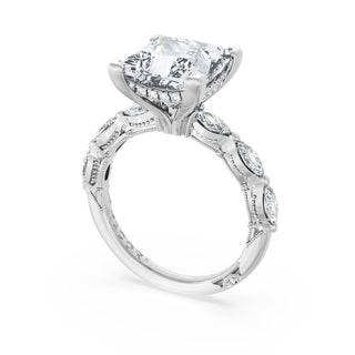 Princess Solitaire Engagement Ring