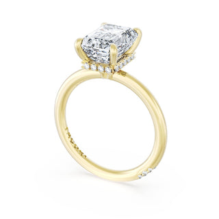 Emerald Solitaire Engagement Ring