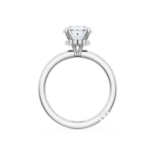 Oval Solitaire Engagement Ring