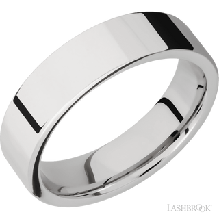 6 mm wide Flat Cobalt Chrome band.