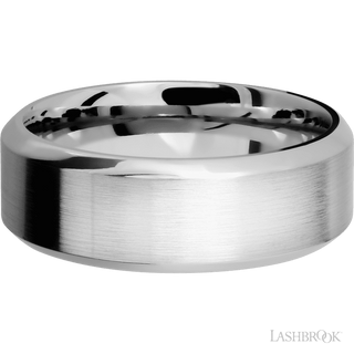 8 mm wide High Bevel Cobalt Chrome band.