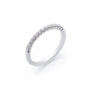 Classique Creations Diamond Split Prong Less Than Halfway Band Z1101B