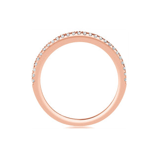 Classique Creations Scalloped Milgrain Detail Wedding Band Z1731B