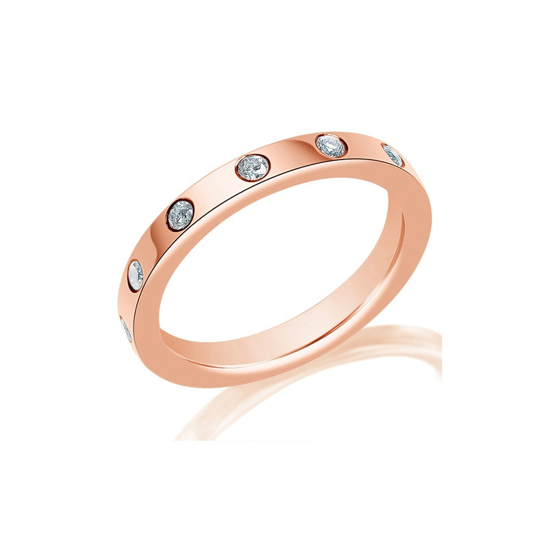 Classique Creations Burnished Eternity Band Z2262B