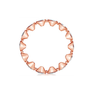 Classique Creations Round Diamond Bezel Eternity Ring Z2392B