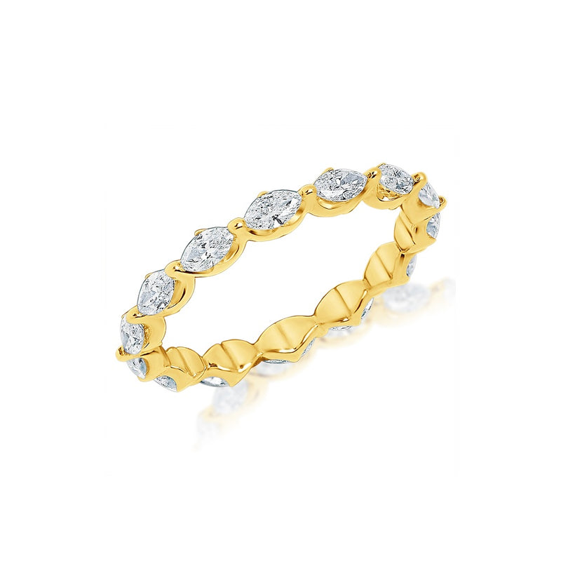 Classique Creations East-West Marquise Eternity Band Z2701B