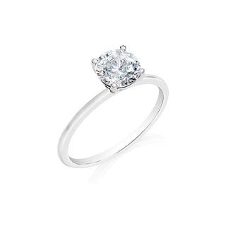 Classique Creations Round Solitaire Thin Band Engagement Ring Z1674R