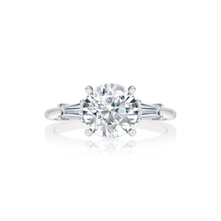 Classique Creations Round Three Stone Engagement Ring Z2115R