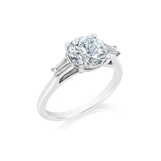 Classique Creations Round Three Stone Engagement Ring Z2115R