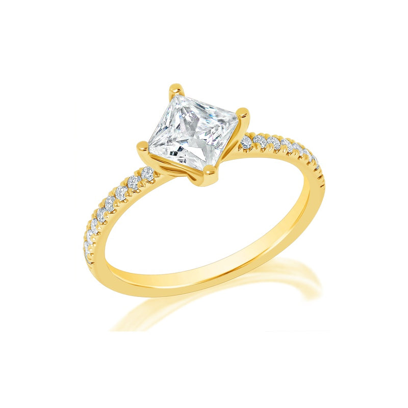 Classique Creations Princess Kite Set Engagement Ring Z1956P