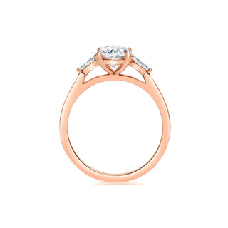 Classique Creations Oval Diamond Pear Sidestones Engagement Ring Z1933V