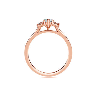 Classique Creations Marquise Diamond Cluster Halo Engagement Ring Z1817M