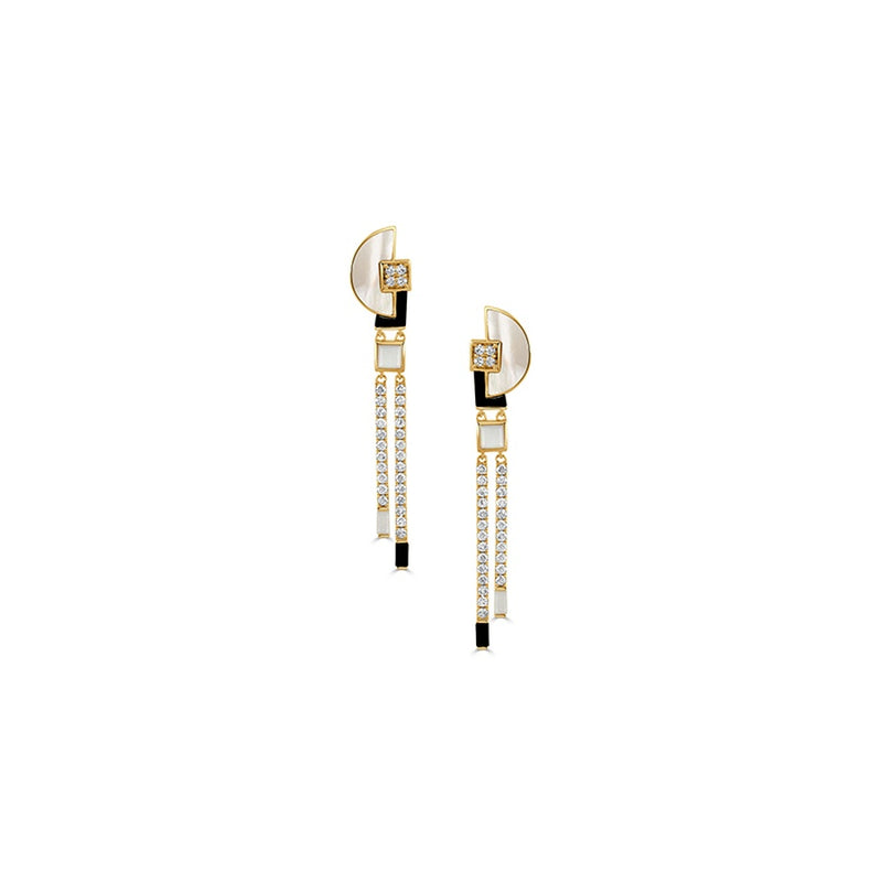Doves by Doron Paloma Gatsby Earrings E9118BOMP