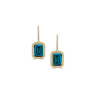 Doves by Doron Paloma London Blue Earrings E8266LBT-Y