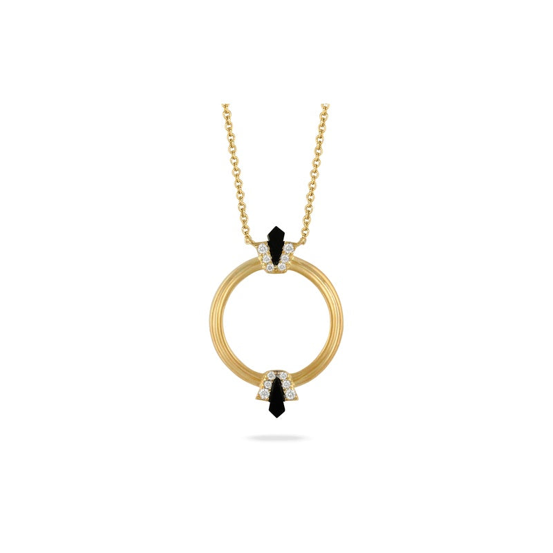 Doves by Doron Paloma Black Onyx Pendant N9409BO