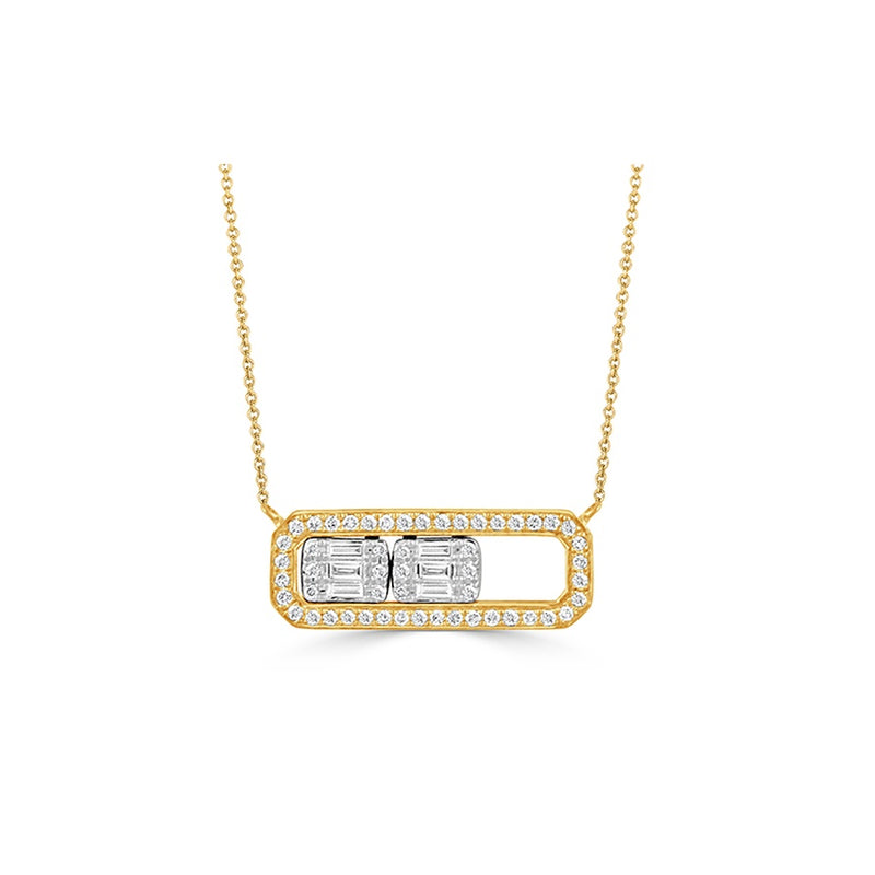 Doves by Doron Paloma Mondrian Necklace N9526TT