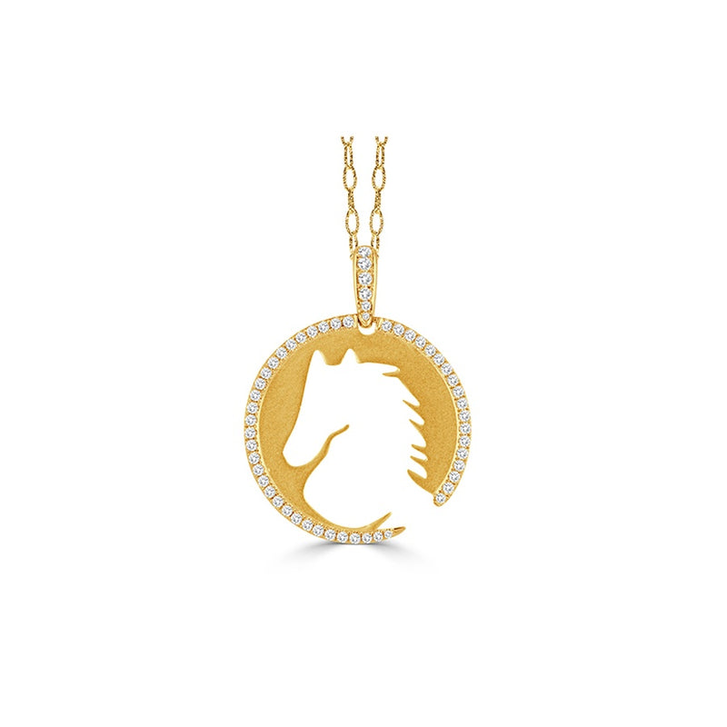Doves by Doron Paloma Equestrian Necklace P9771