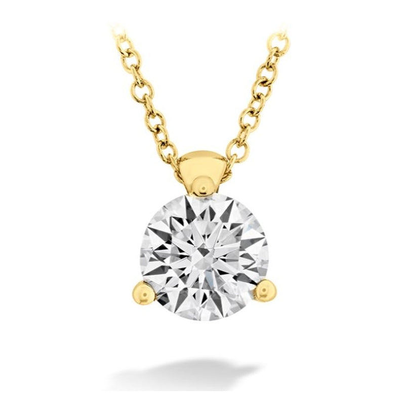 .33CT VS-SI I-J 18KY PENDANT W/18" CHAIN