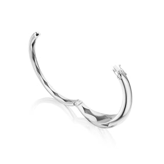 Silver Domed Bangle