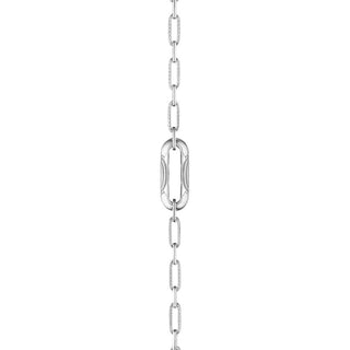 Silver Large Link Pendant