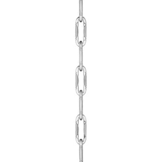 Silver Large Link Necklace