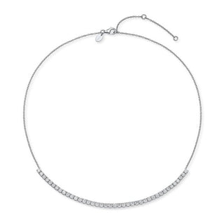 40=2.01CTW 18KW UNIFORM 1/4 LINE PENDANT NECKLACE