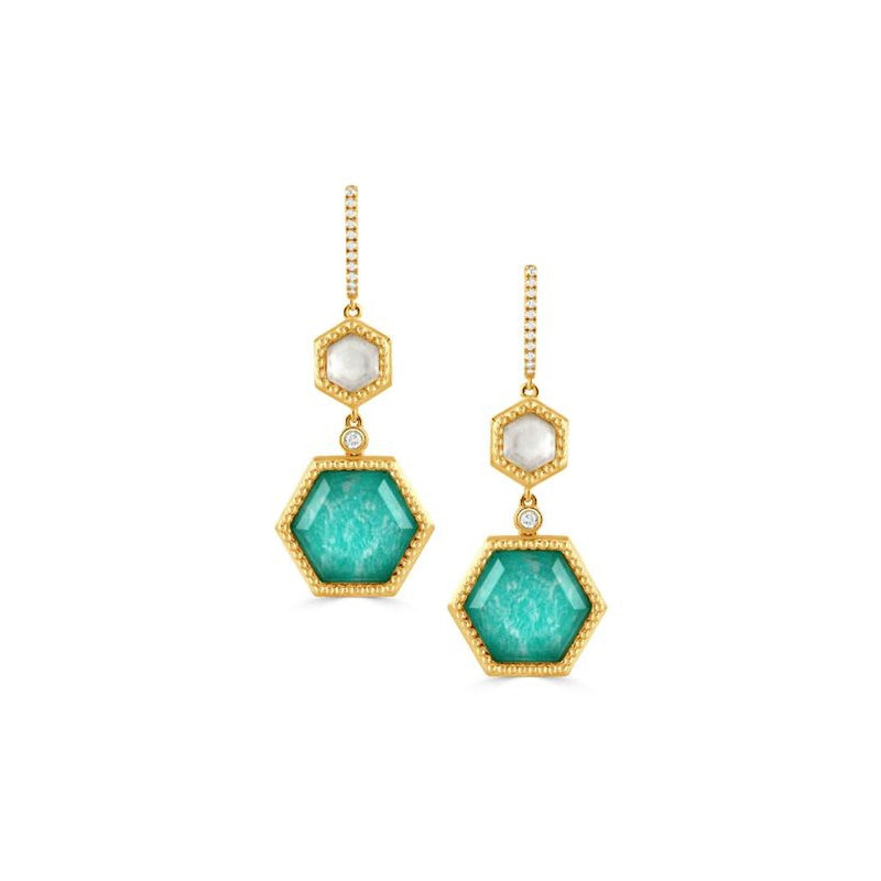 Doves by Doron Paloma Justinian Earrings E11119AZMP