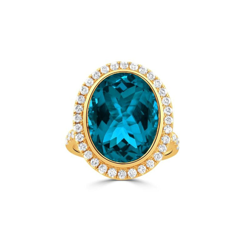 Doves by Doron Paloma London Blue Fashion Ring R11228LBT-Y