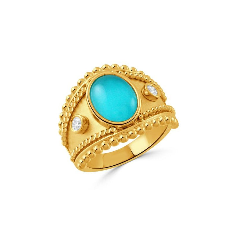 Doves by Doron Paloma Justinian Fashion Ring R11529TQ-Y