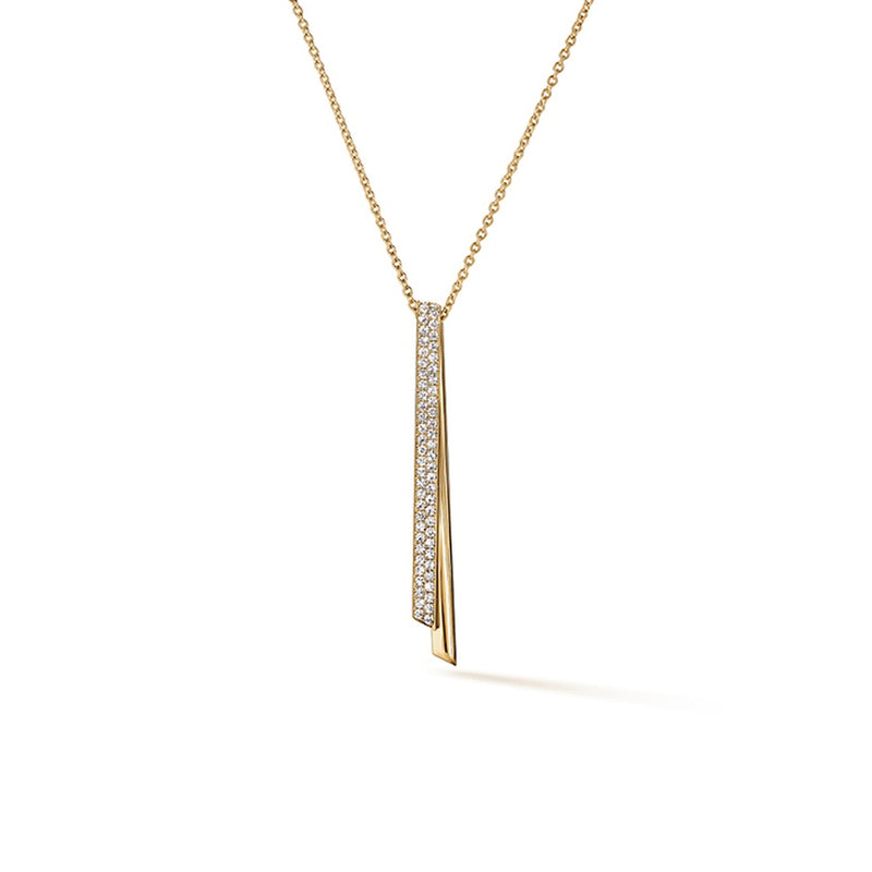 18KY 64=.47CTW GH/VS PENDANT