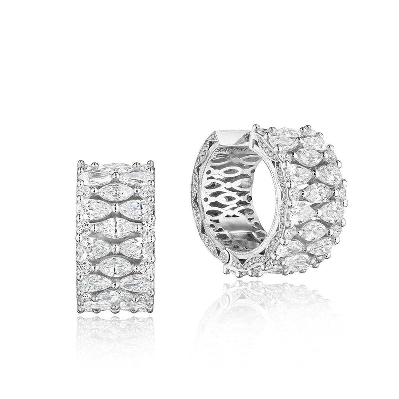 Geometric Earring in Platinum in Platinum