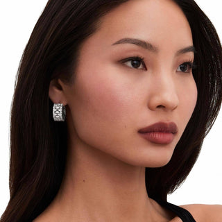 Geometric Earring in Platinum