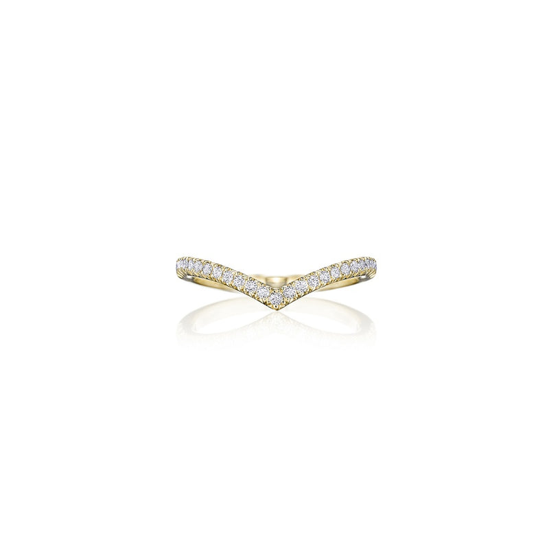 Henri Daussi Wedding Band R58-3H