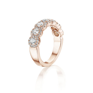 Henri Daussi Wedding Band R71-2H