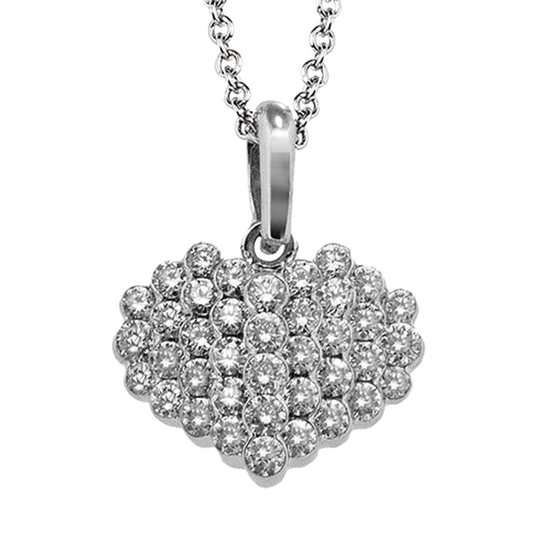39=.48TW VS-G 18KW PENDANT NECKLACE