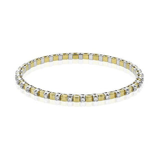 32=1.02CT VS-G 18KYW BANGLE BRACELET