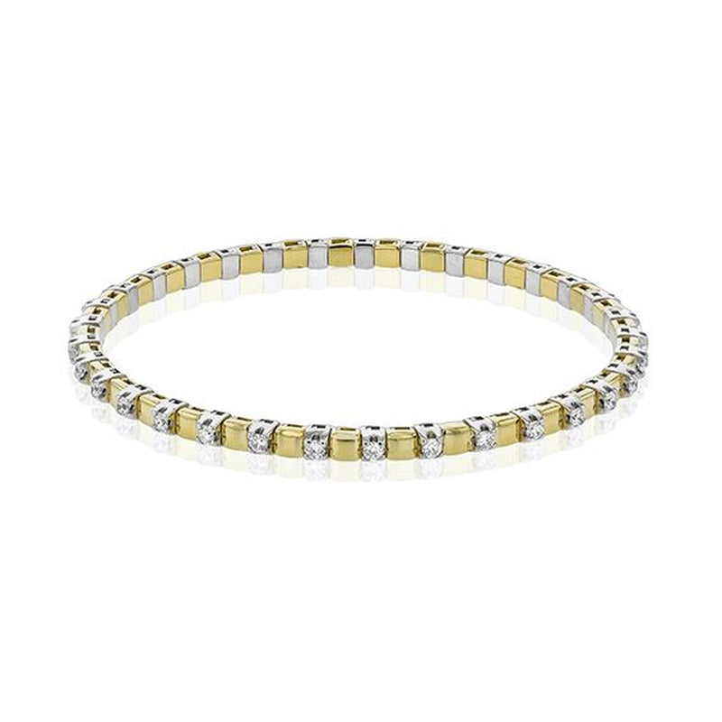 32=1.02CT VS-G 18KYW BANGLE BRACELET