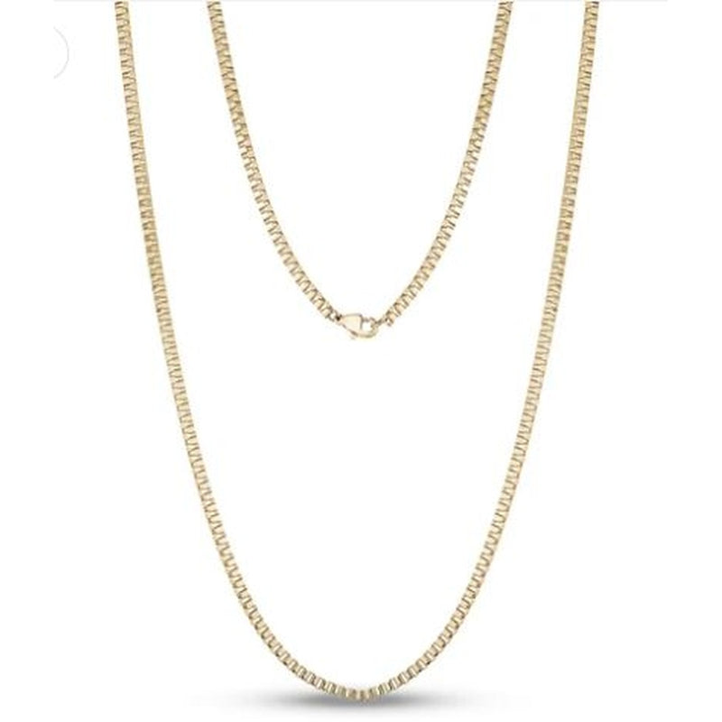 2.5MM GOLD STEEL CHAIN