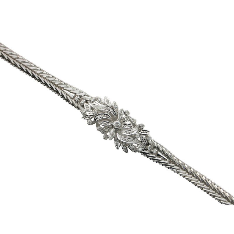 18KW .55CTW DIA BRACELET