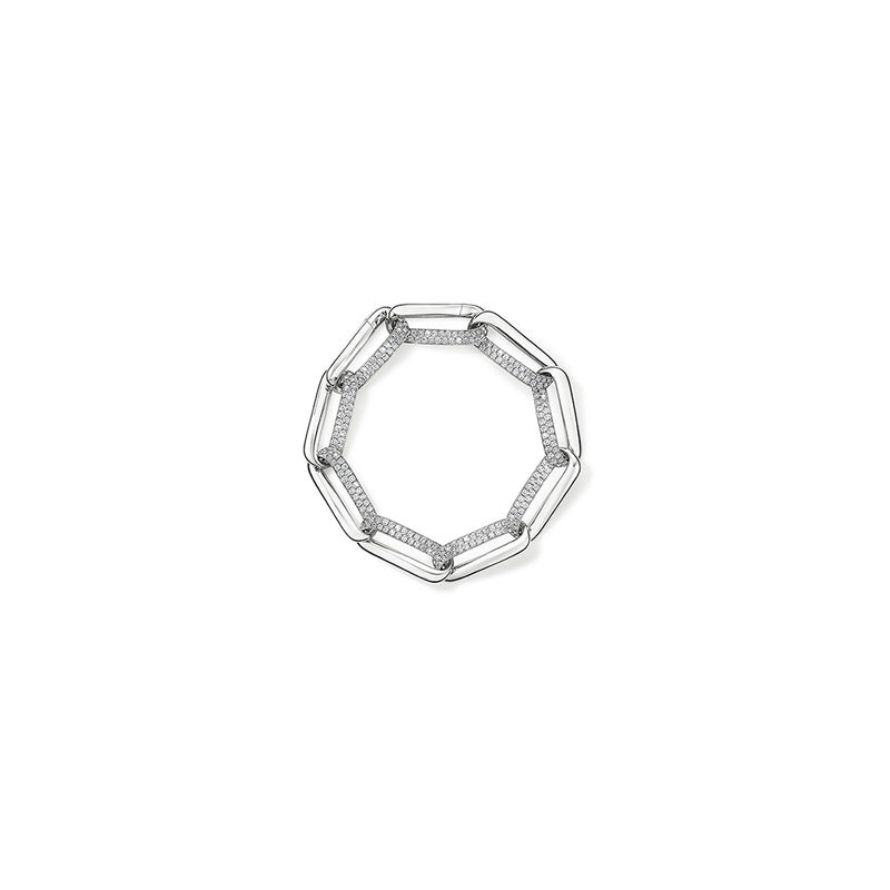 Hearts On Fire INSIDE/OUT Diamond Link Bracelet UU2958 : 3.40 : 7.5 : 18KR : GH/VS