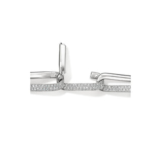 Hearts on Fire INSIDE/OUT Diamond Link Bracelet UU2958 : 3.40 : 7.5 : 18KY : GH/VS