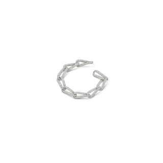 Hearts on Fire INSIDE/OUT Pave Link Bracelet UU3068 : 9.10 : 7.5 : 18KR : GH/VS