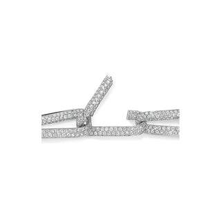 Hearts on Fire INSIDE/OUT Pave Link Bracelet UU3068 : 9.10 : 7.5 : 18KR : GH/VS