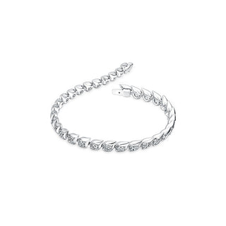 Hearts on Fire LU Droplet Bracelet UU2891 : 6.40 : 7 : 18KW : IJ/VS