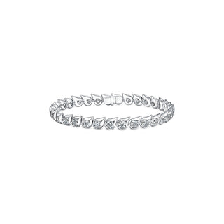 Hearts on Fire LU Droplet Bracelet UU2891 : 6.40 : 7 : 18KY : IJ/VS