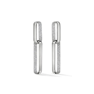 Hearts on Fire INSIDE/OUT Diamond Link Earrings UU2961 : 1.50 : : 18KR : GH/VS