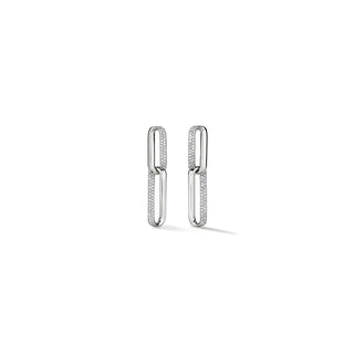 Hearts on Fire INSIDE/OUT Diamond Link Earrings UU2983 : 0.75 : : 18KR : GH/VS