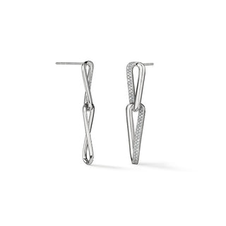 Hearts On Fire INSIDE/OUT Diamond Link Earrings UU2983 : 0.75 : : 18KR : GH/VS
