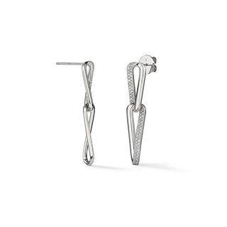 Hearts On Fire INSIDE/OUT Diamond Link Earrings UU2983 : 0.75 : : 18KR : GH/VS