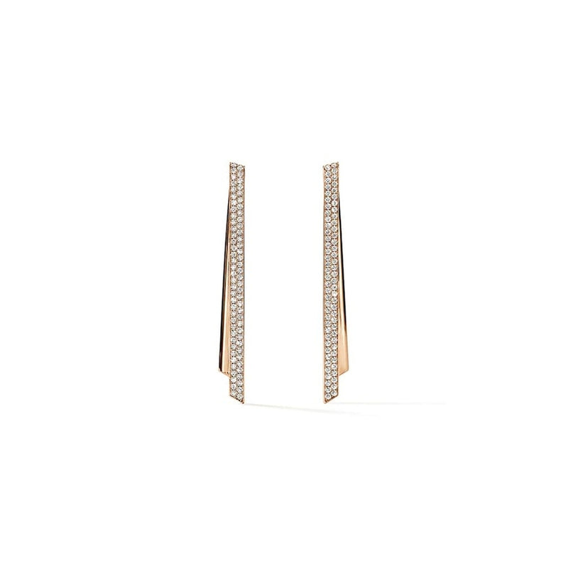 Hearts on Fire INSIDE/OUT Diamond Stiletto Flip Earrings UU2996 : 0.70 : : 18KR : GH/VS